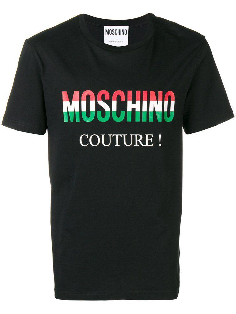 Moschino Couture Logo - Moschino Couture! Italian Logo T-shirt – The Business Fashion