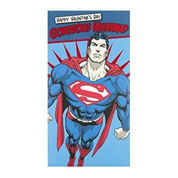 Valentine Superman Logo - Hallmark Superman Valentine's Day Card 'Gorgeous Husband'