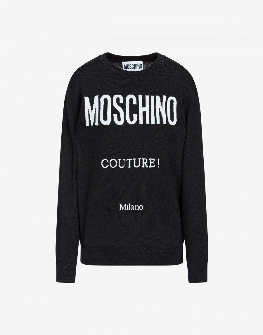 Moschino Couture Logo - Moschino Couture Pullover. Moschino Shop Online