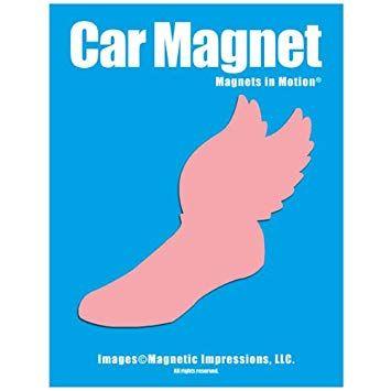 Track and Field Winged Foot Logo - Amazon.com: Track and Field Winged Foot Car Magnet Pink: Automotive
