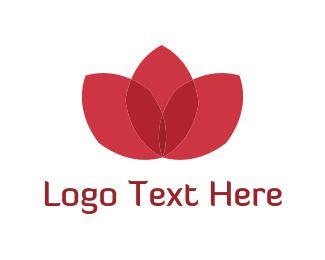 Red Flower Logo - Flower Logo Design. Make A Flower Logo