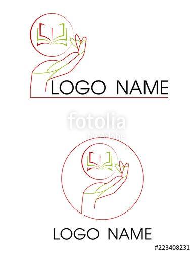 Open Hands Logo - Open Book in Hands Logo design vector template. Education Library ...