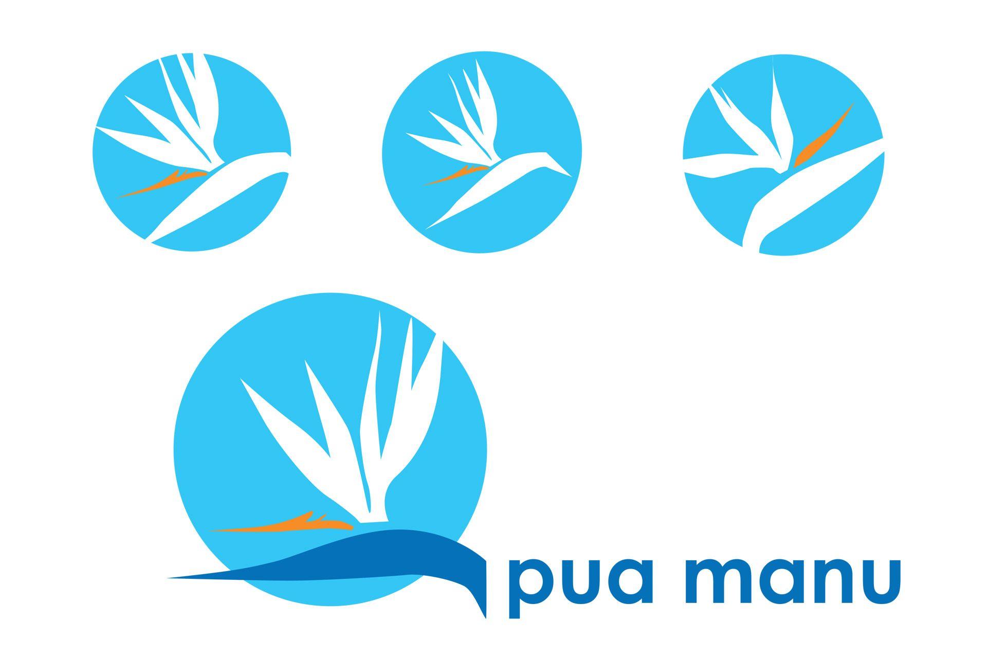 Bird of Paradise Flower Logo - PuaManu Med Spa – Melissa Rivera