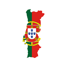 Portugal Logo - Flag map of Portugal logo vector