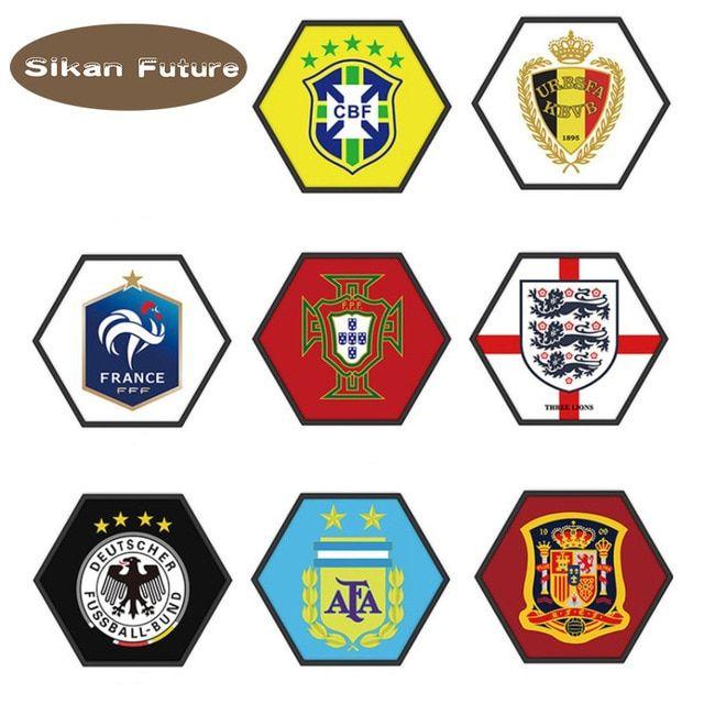 Portugal Logo - Car football team logo car sticker Argentina Germany Spain Brazil ...