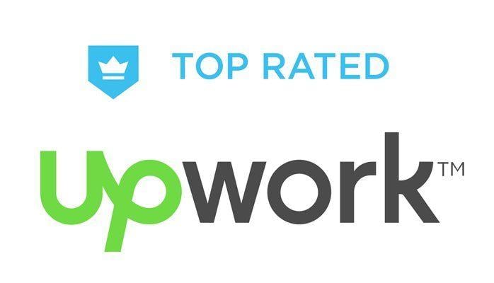 Top Rated Logo - DARINX HAS EARNED TOP RATED STATUS ON UPWORK. HELPDESKDIRECT