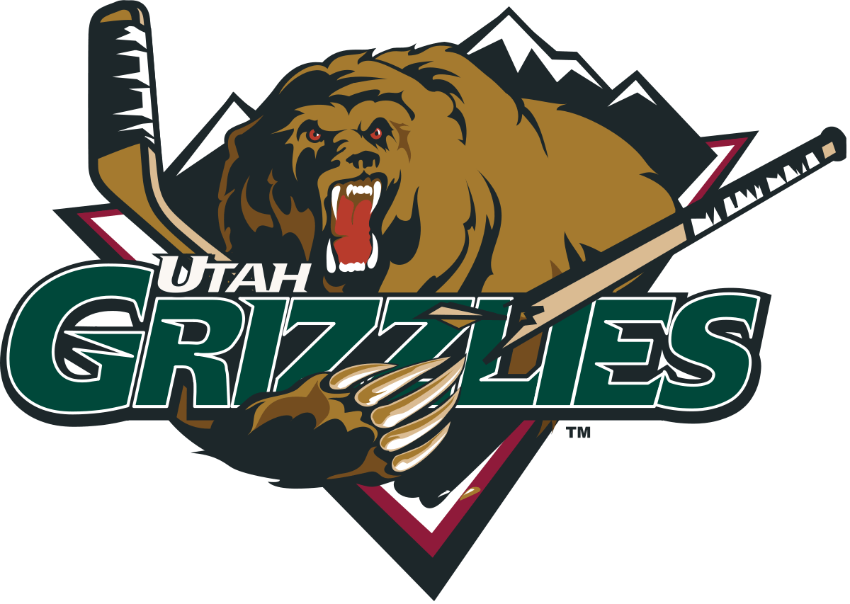 Grizzly Hockey Logo - Utah Grizzlies