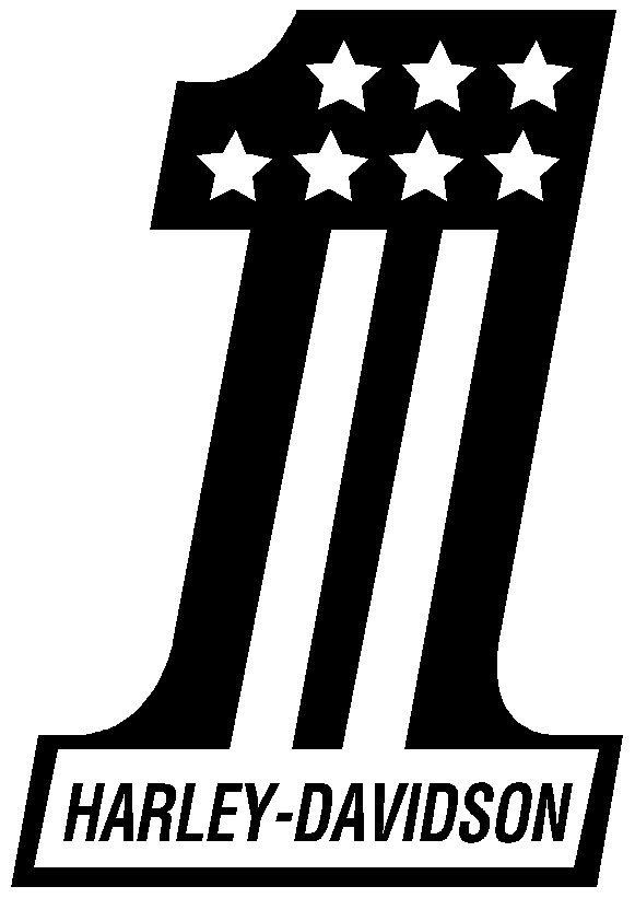 Number 1 Logo - Harley davidson 1 Logos