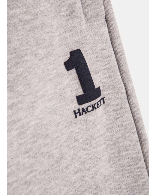 Number 1 Logo - Hackett Number 1 Logo Cotton-blend jogging Bottoms in Gray for Men ...