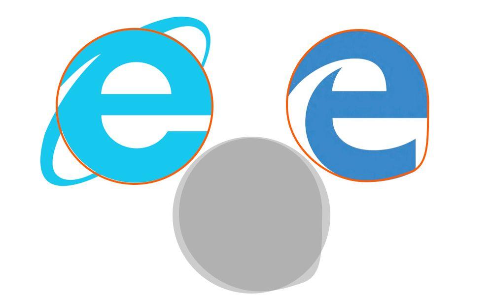 Microsoft Internet Explorer Logo - Analyzing the New Microsoft Browser Logo - LogoBam