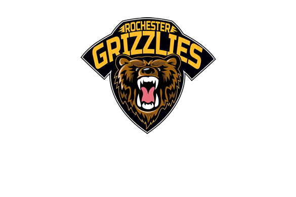 Grizzly Hockey Logo - Rochester Grizzlies. North American Tier III Hockey League