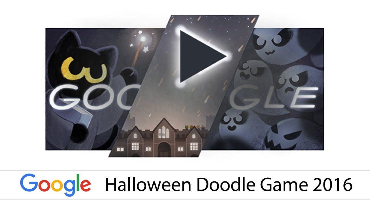 YouTube Google Logo - Google Doodle - Halloween Game 2016 - YouTube