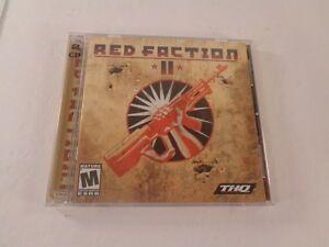 Red Faction 2 Logo - Red Faction II PC Video Game 2003 Jewel Case 2 Discs Mature Shooter ...