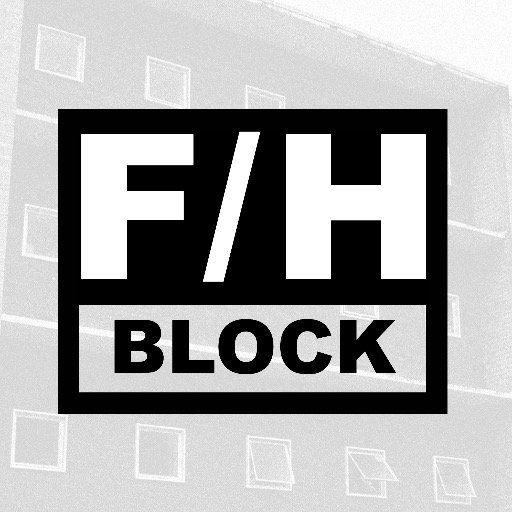 Block F Logo - F H Block