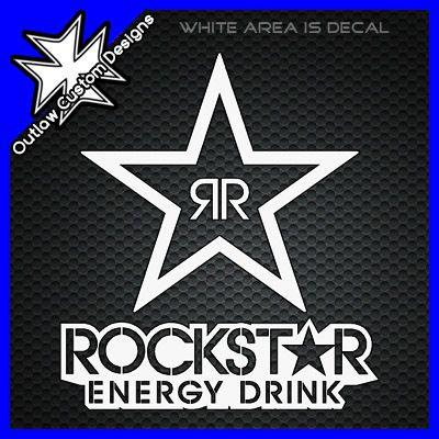 Rockstar Logo - Rockstar & Name (Stacked) Custom Designs, LLC