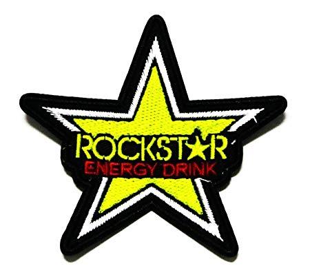 Rockstar Logo - rockstar logo Iron SEW Patch: Amazon.co.uk: Kitchen & Home
