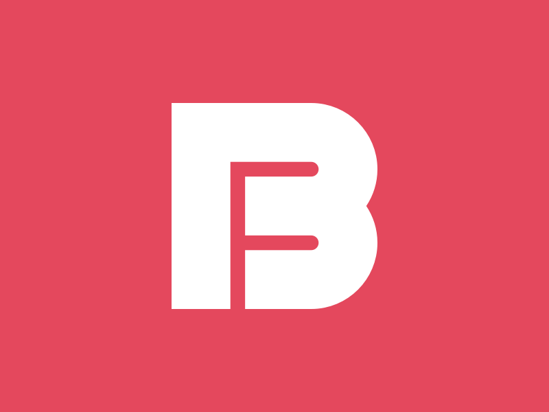 Red Block F Logo - F/B Logo by Arun Venkatesan | Dribbble | Dribbble