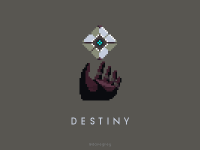 Pixel Destiny Logo - Is destiny time