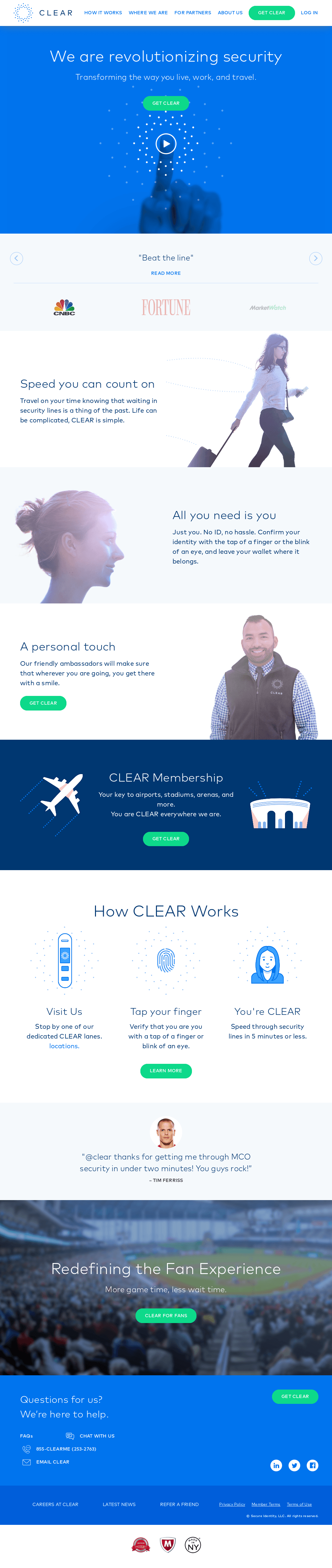 Clear Me Logo - CLEAR Competitors, Revenue and Employees Company Profile
