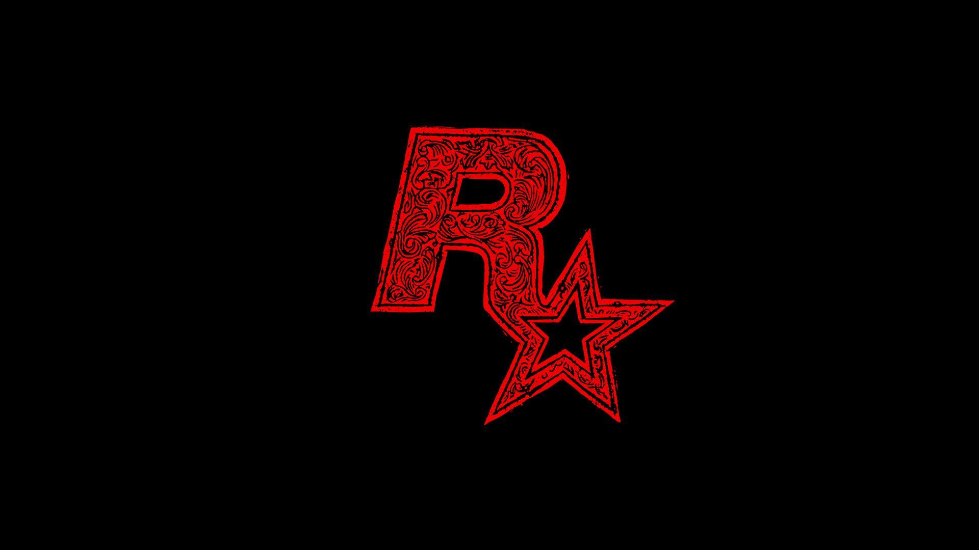 Rockstar Logo - Enter to Win the Black Linocut Rockstar Games Logo T-Shirt