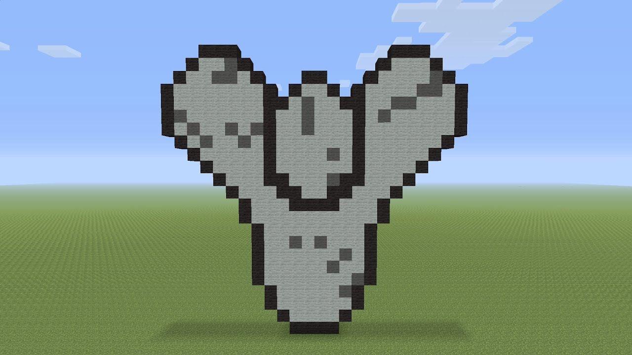 Pixel Destiny Logo - Minecraft Pixel Art - Destiny Logo - YouTube