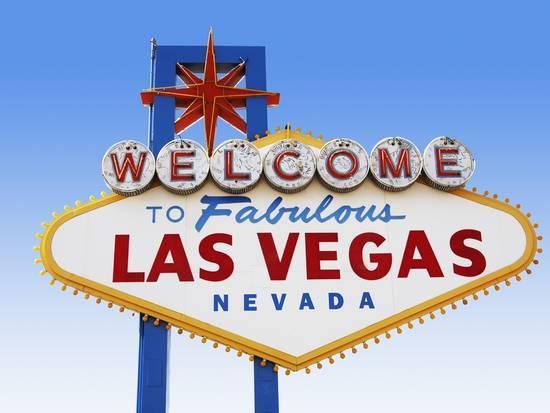 Welcome to Las Vegas Logo - Las Vegas Welcome Road Sign Photographic Print by Beathan at ...