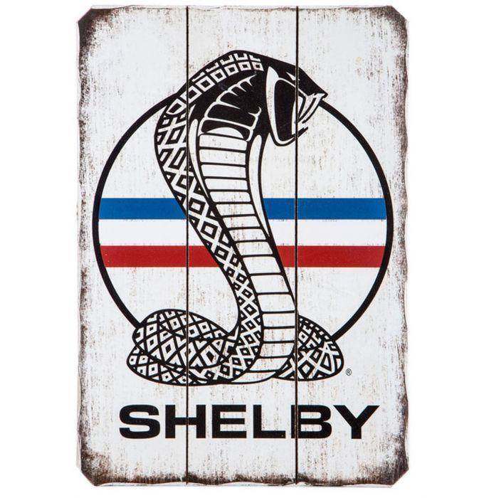 Shelby Logo - Shelby Logo Wood Sign - FiftiesStore.com
