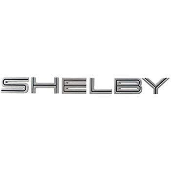 GT500 Logo - 2007-2009 Shelby GT500 Silver and Black Rear Trunk Letters Name Logo Emblem