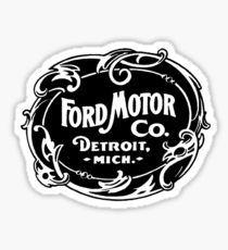 Old Ford Logo - Old Ford Logo Stickers | Redbubble
