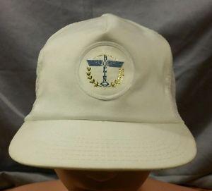 Cool Old Company Logo - COOL Vintage Boeing Hat Old Logo Airplane Company White Mesh ...