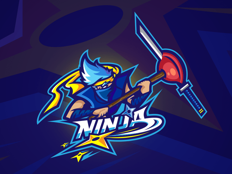 Unblocked Logo - Fortnite Ninja Logo | Fortnite Free Online Unblocked