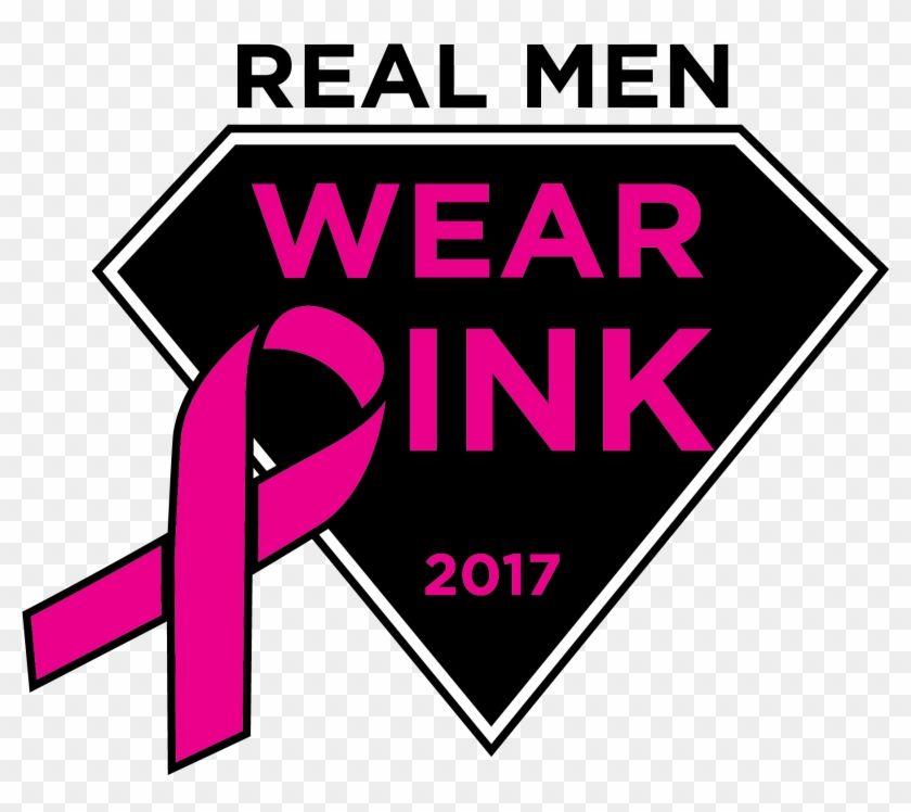 Wear Pink Logo - Real Men Wear Pink Logo Transparent PNG Clipart Image Download