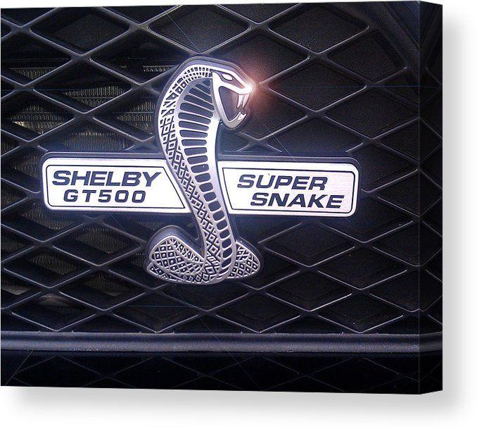 Shelby Logo - Ford Mustang Shelby Logo Canvas Print / Canvas Art