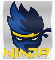Ninja Fortnite Logo - Ninja Fortnite Posters | Redbubble