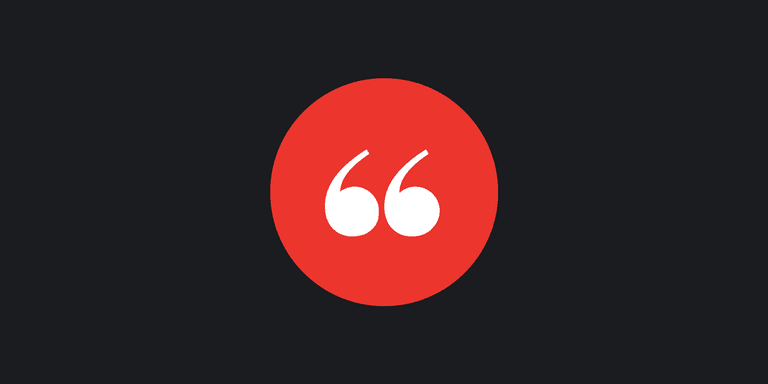 White Circle with Red Quotation Mark Logo - Guidelines for Using Quotation Marks Effectively
