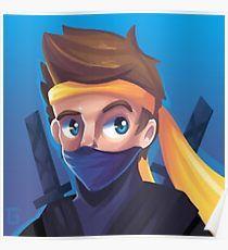 Ninja Fortnite Logo - Ninja Fortnite Posters