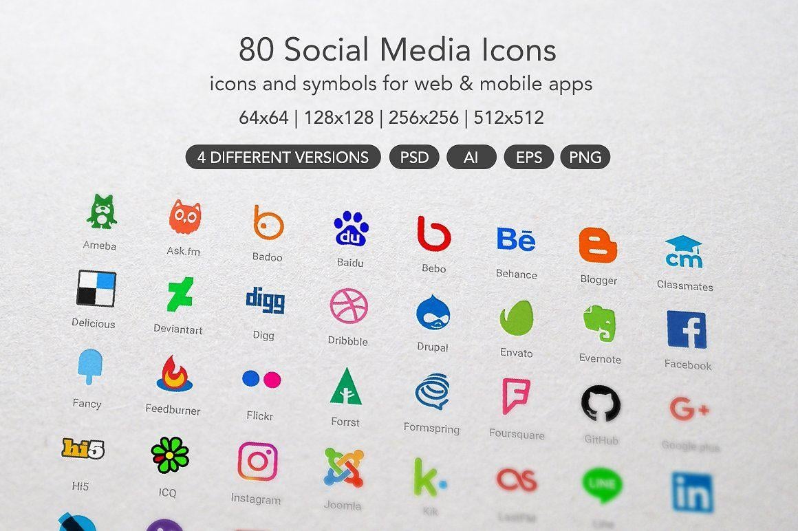 Ask.FM Social Media Logo - Social Media Icon Icon Creative Market