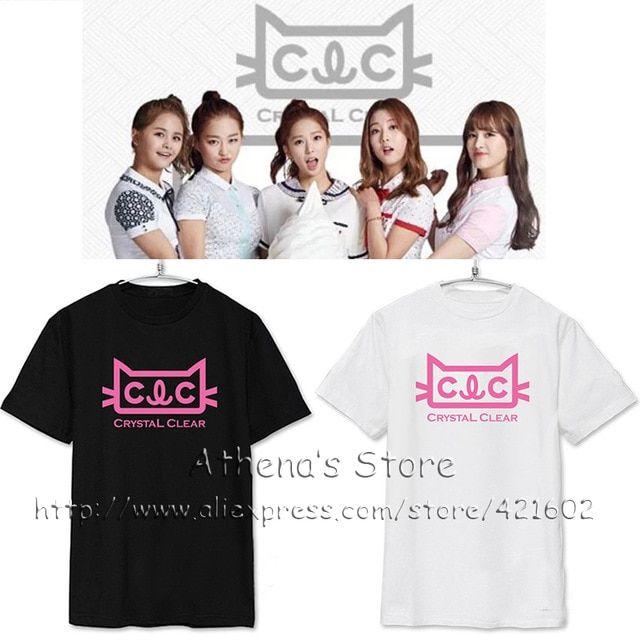 CLC Kpop Logo - kpop CLC Sorn First Love T shirt korea Crystal Clear Question T