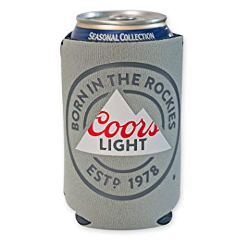 Coors Light Can Logo - Amazon.com: Coors Light Can Cooler - 1 Cooler: Kitchen & Dining