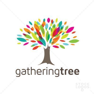Colorful Tree Logo - 40 rainbow colored logo designs | Branding and Logos | Pinterest ...