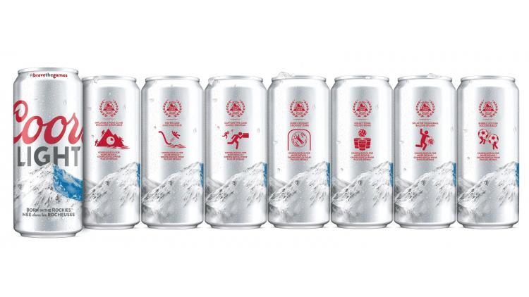 Coors Light Can Logo - Molson Coors Canada uses beverage packaging to promote this summer's ...
