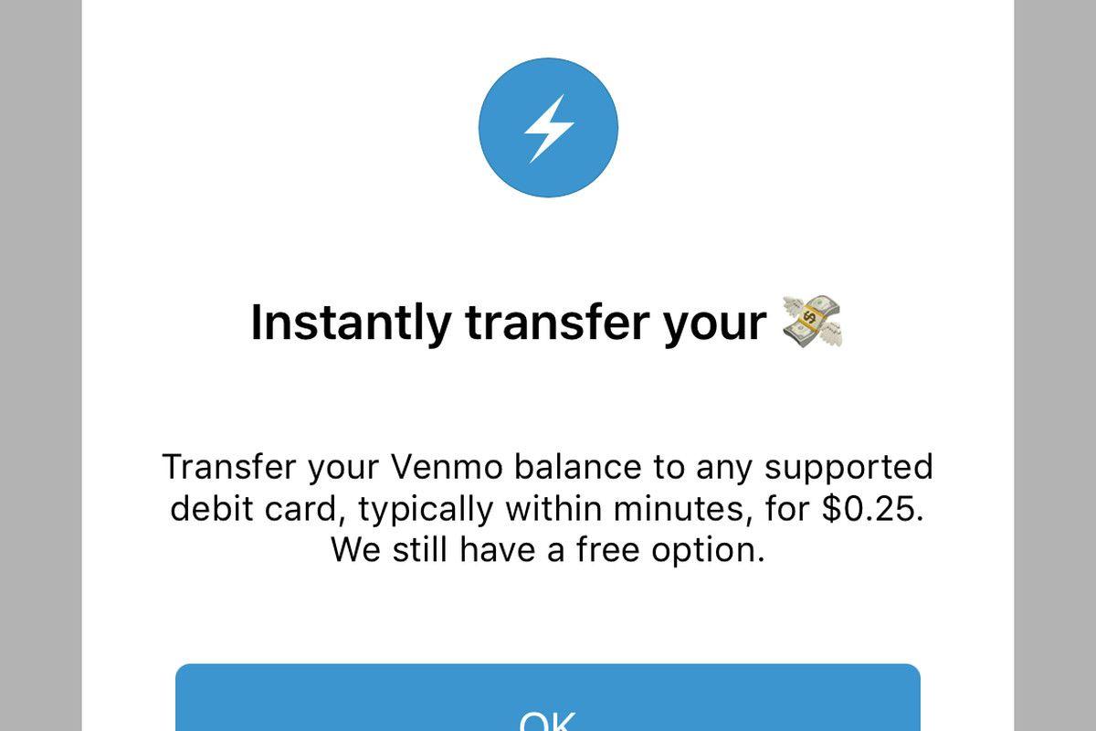 Venmo Payment Logo - Venmo can now instantly transfer money to your debit card for 25 ...