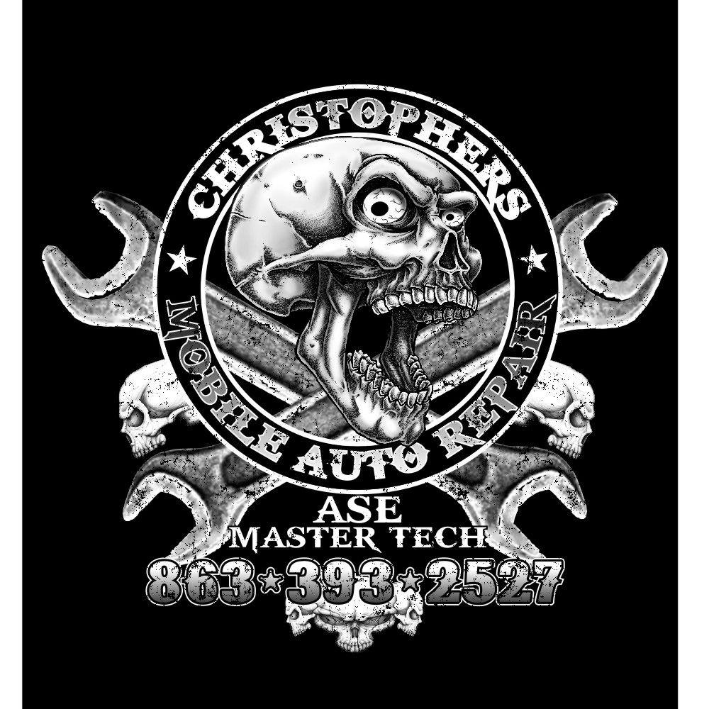 Mechanic Skull Logo - TSB - AUTO REPAIR SKULL ART