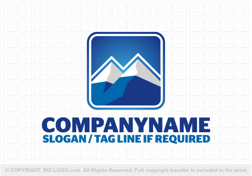 Snow Mountain Logo - Snow-Capped Mountains Logo