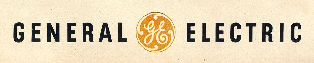 Old General Electric Logo - General Electric Radios Ad | Type Theory