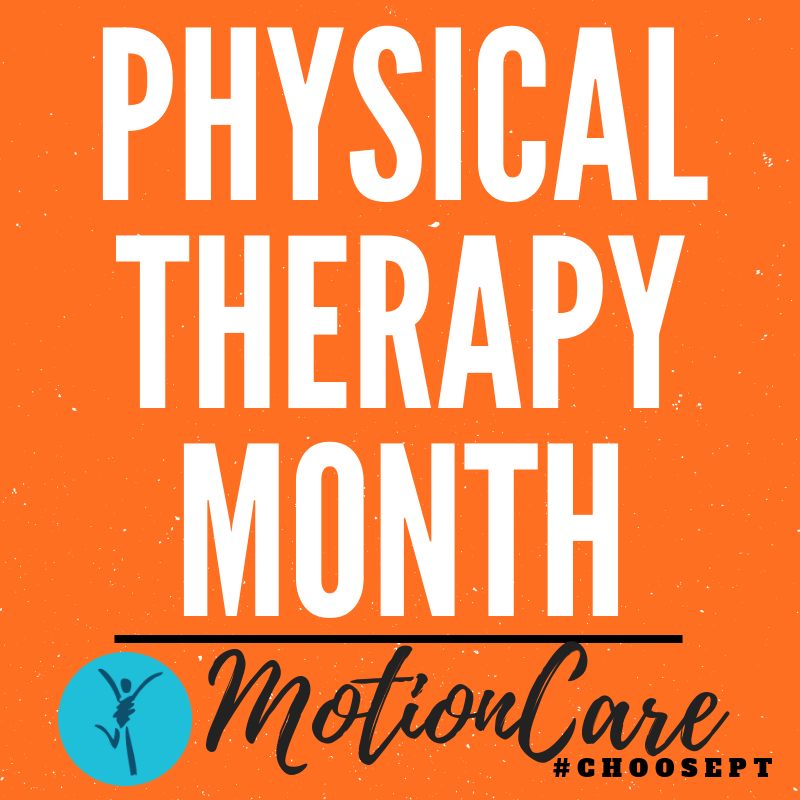 PT Month 2018 Logo - MotionCare » October is Physical Therapy Month