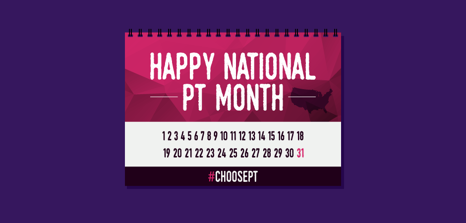National Physical Therapy Month Logo - Happy National PT Month! | WebPT
