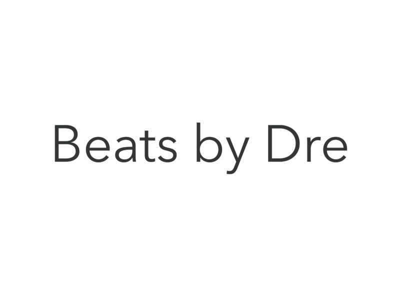 Beats by Dre Logo - Beats by Dre Logo PNG Transparent & SVG Vector - Freebie Supply