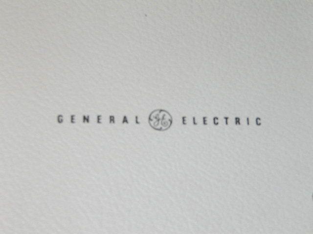 Old General Electric Logo - General Electric Portable Record