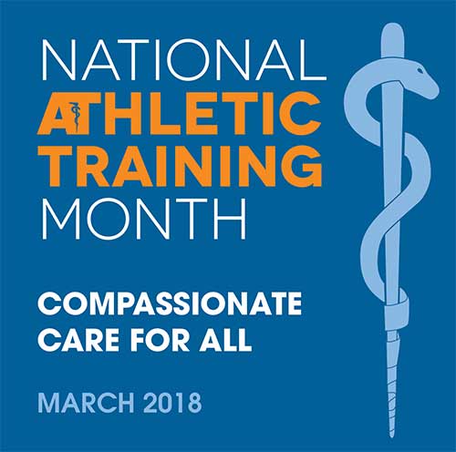 PT Month 2018 Logo - National Athletic Training Month. T.O.P.S. Physical Therapy
